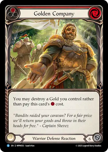 Golden Company (Red) [MPW053] (Master Pack Warrior)