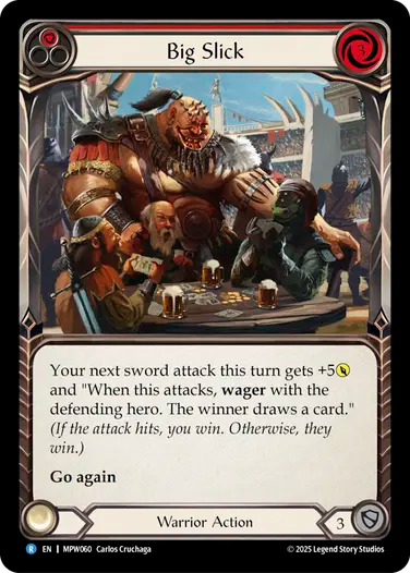 Big Slick (Red) [MPW060] (Master Pack Warrior)
