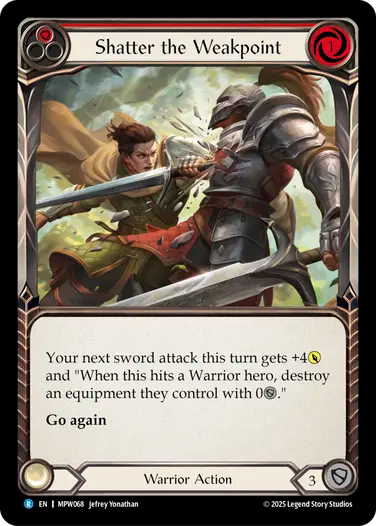 Shatter the Weakpoint [MPW068] (Master Pack Warrior)