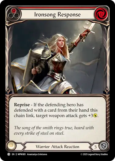 Ironsong Response (Red) [MPW085] (Master Pack Warrior)