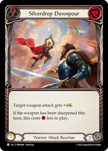 Silverdrop Downpour (Red) [MPW086] (Master Pack Warrior)