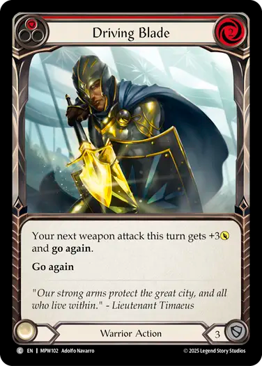 Driving Blade [MPW102] (Master Pack Warrior)
