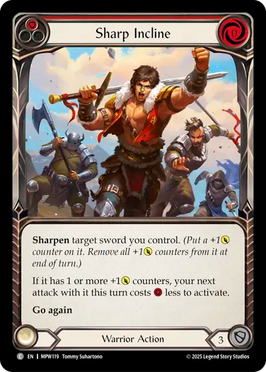 Sharp Incline (Red) [MPW119] (Master Pack Warrior)