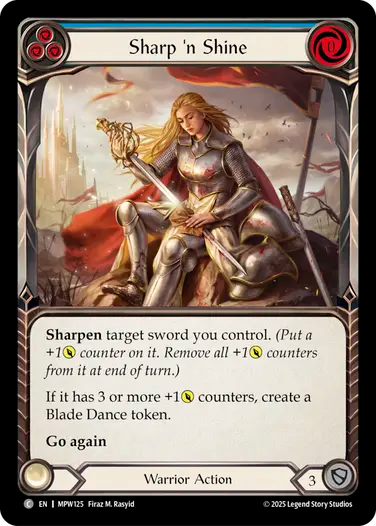 Sharp 'n Shine (Blue) [MPW125] (Master Pack Warrior)