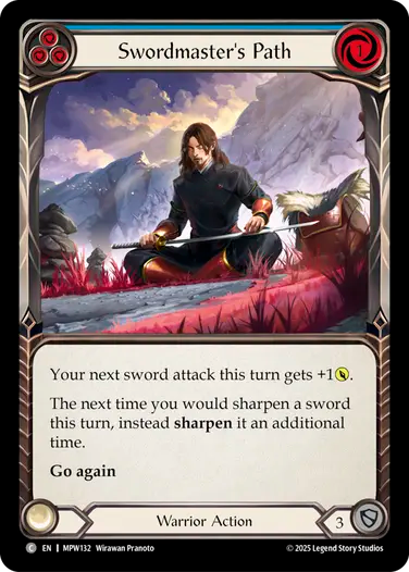 Swordmaster's Path (Blue) [MPW132] (Master Pack Warrior)