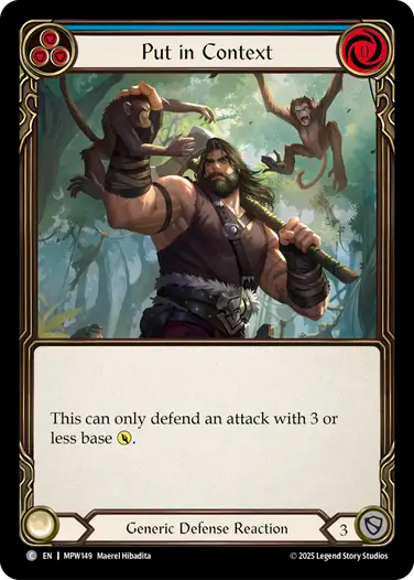 Put in Context [MPW149] (Master Pack Warrior)