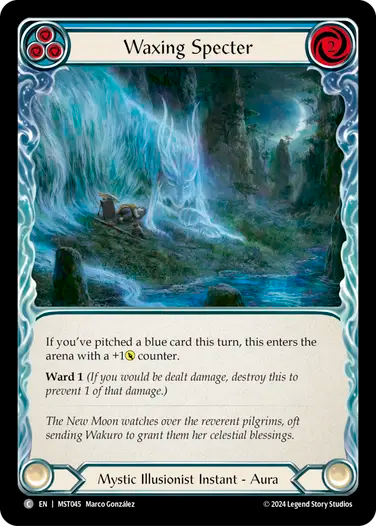 Waxing Specter (Blue) [MST045] (Part the Mistveil)
