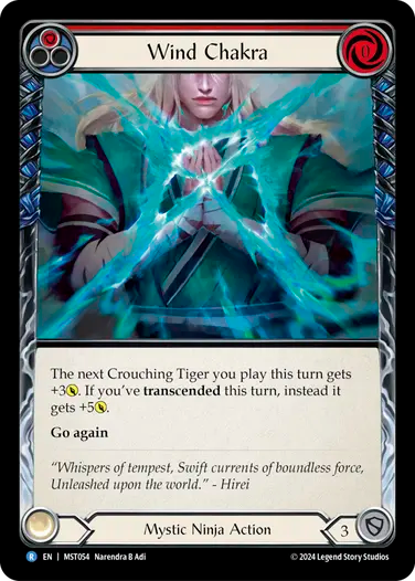Wind Chakra (Red) [MST054] (Part the Mistveil)