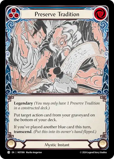 Preserve Tradition [MST099] (Part the Mistveil)
