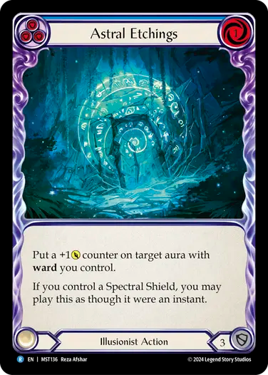 Astral Etchings (Blue) [MST136] (Part the Mistveil)