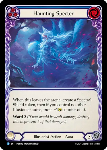 Haunting Specter (Blue) [MST142] (Part the Mistveil)