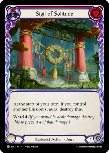 Sigil of Solitude (Red) [MST143] (Part the Mistveil)