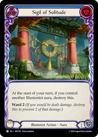 Sigil of Solitude (Blue) [MST145] (Part the Mistveil)