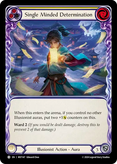 Single Minded Determination (Yellow) [MST147] (Part the Mistveil)