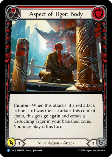 Aspect of Tiger: Body (Red) [MST164] (Part the Mistveil)
