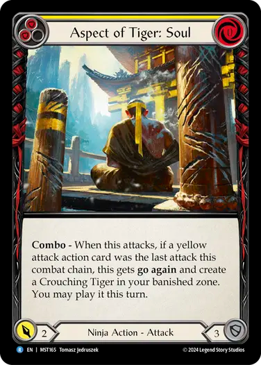 Aspect of Tiger: Soul (Yellow) [MST165] (Part the Mistveil)