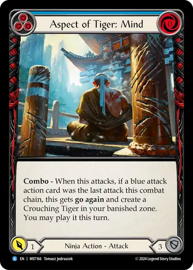 Aspect of Tiger: Mind (Blue) [MST166] (Part the Mistveil)