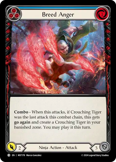 Breed Anger (Blue) [MST178] (Part the Mistveil)