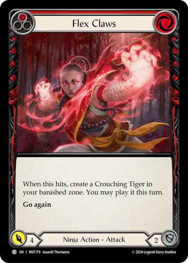 Flex Claws (Red) [MST179] (Part the Mistveil)