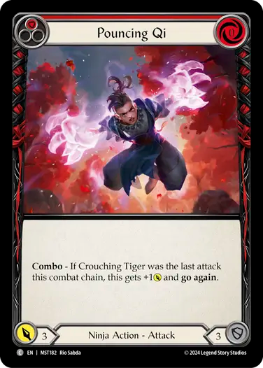 Pouncing Qi (Red) [MST182] (Part the Mistveil)