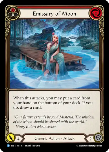 Emissary of Moon (Red) [MST197] (Part the Mistveil)