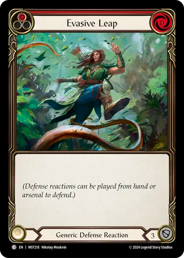 Evasive Leap (Red) [MST218] (Part the Mistveil)