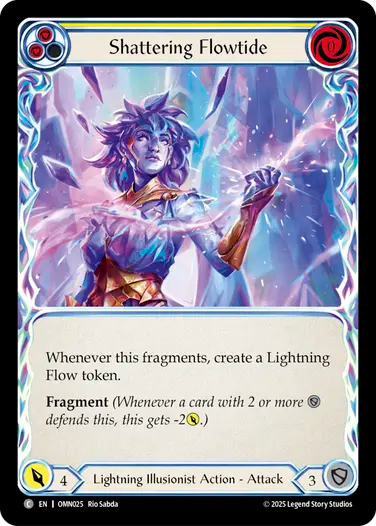 Shattering Flowtide (Yellow) [OMN025] (Omens of the Third Age)