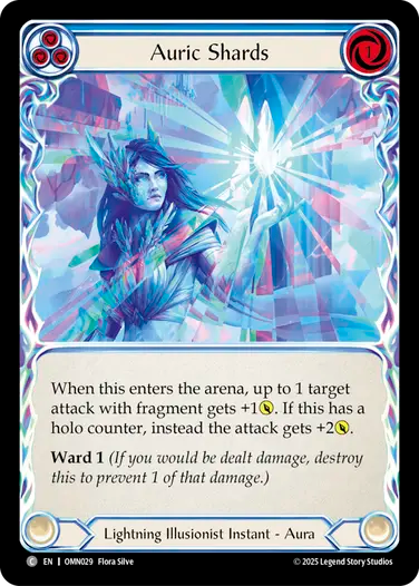 Auric Shards (Blue) [OMN029] (Omens of the Third Age)