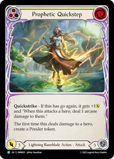Prophetic Quickstep (Red) [OMN055] (Omens of the Third Age)
