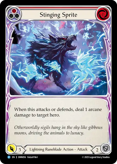 Stinging Sprite (Red) [OMN056] (Omens of the Third Age)