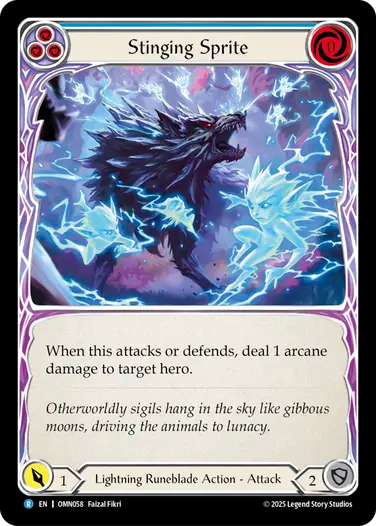 Stinging Sprite (Blue) [OMN058] (Omens of the Third Age)
