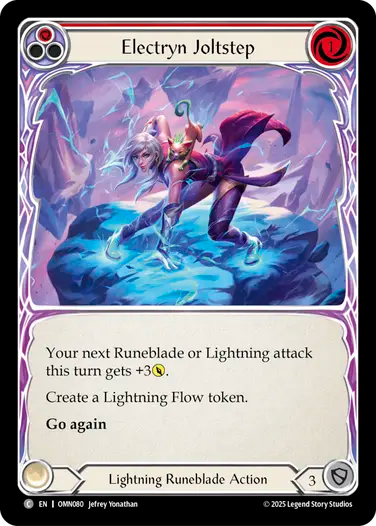 Electryn Joltstep (Red) [OMN080] (Omens of the Third Age)