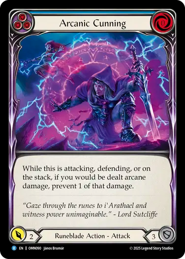 Arcanic Cunning (Blue) [OMN090] (Omens of the Third Age)