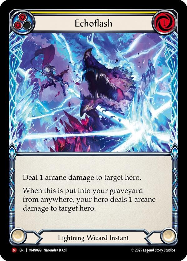 Echoflash [OMN099] (Omens of the Third Age) Rainbow Foil