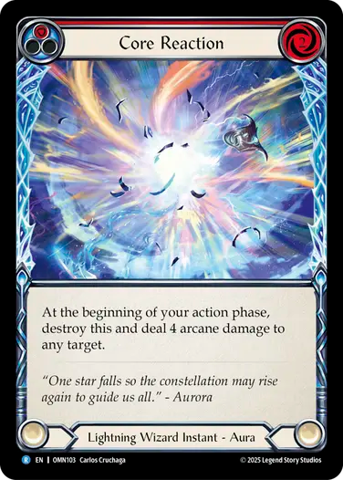 Core Reaction (Red) [OMN103] (Omens of the Third Age)
