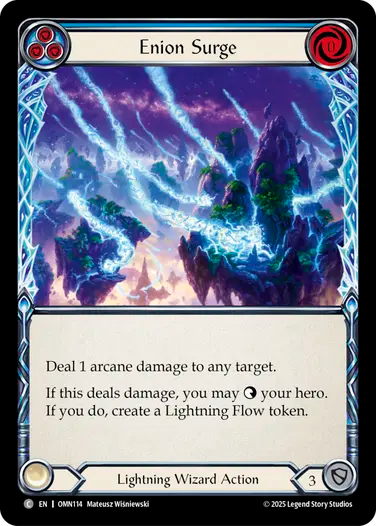 Enion Surge (Blue) [OMN114] (Omens of the Third Age)