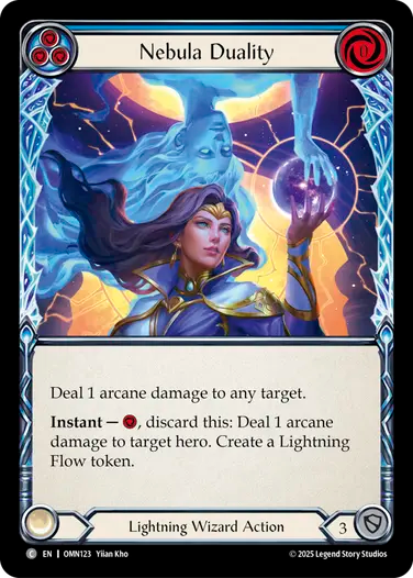 Nebula Duality (Blue) [OMN123] (Omens of the Third Age)