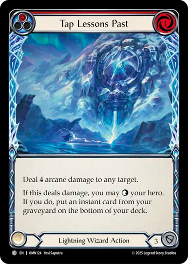 Tap Lessons Past (Red) [OMN124] (Omens of the Third Age)