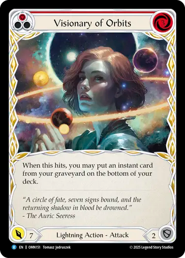 Visionary of Orbits (Red) [OMN151] (Omens of the Third Age)