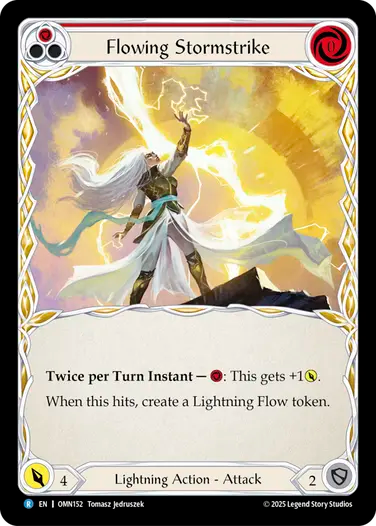 Flowing Stormstrike (Red) [OMN152] (Omens of the Third Age)