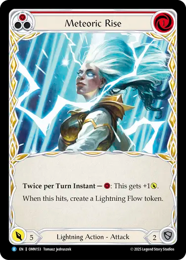 Meteoric Rise (Red) [OMN153] (Omens of the Third Age)