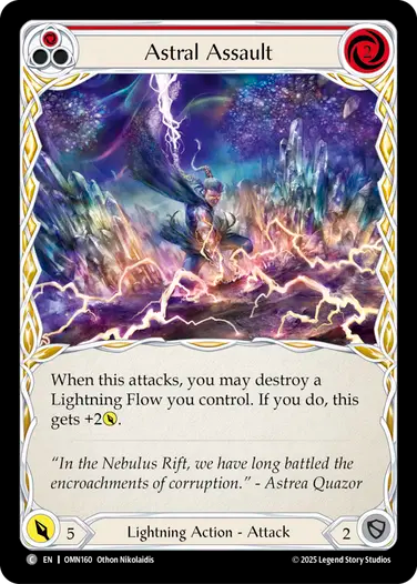 Astral Assault (Red) [OMN160] (Omens of the Third Age)