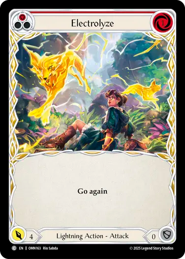Electrolyze (Red) [OMN163] (Omens of the Third Age)