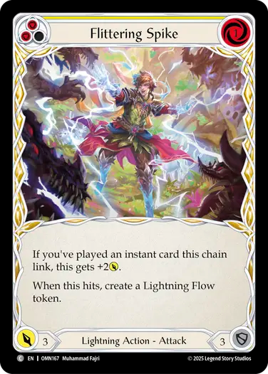 Flittering Spike (Yellow) [OMN167] (Omens of the Third Age)