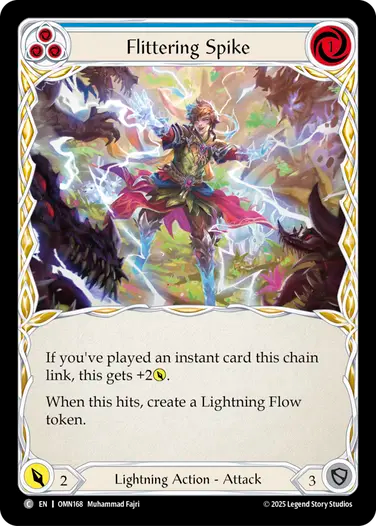 Flittering Spike (Blue) [OMN168] (Omens of the Third Age)