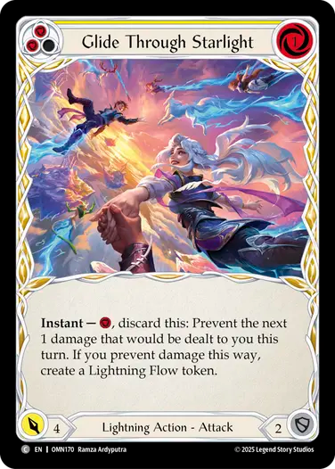 Glide Through Starlight (Yellow) [OMN170] (Omens of the Third Age)