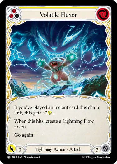 Volatile Fluxor (Yellow) [OMN179] (Omens of the Third Age)