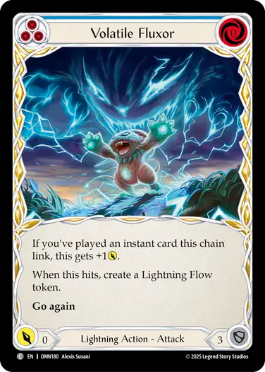 Volatile Fluxor (Blue) [OMN180] (Omens of the Third Age)