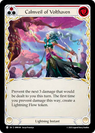 Calmveil of Volthaven (Red) [OMN184] (Omens of the Third Age)