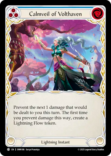 Calmveil of Volthaven (Blue) [OMN186] (Omens of the Third Age)